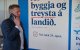 El exministro de Asuntos Exteriores de Islandia, Gudlaugur Thor Thordarson, aparece en la sede de Afram Island