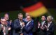Ulrich Siegmund (tercero por la izquierda), principal candidato del partido ultraderechista Alternativa para Alemania (AfD) en las elecciones estatales de Sajonia-Anhalt