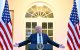 Donald Trump habla durante una cena en el Jardín de las Rosas de la Casa Blanca en Washington D. C.