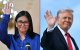 Delcy Rodríguez y Donald Trump/ Juan Barreto, Mandel Ngan