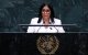 Delcy Rodríguez habla ante la Asamblea General de la ONU