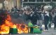 Protestas cerca de la Place de la Nation, en París