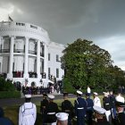 El presidente Joe Biden, anfitrión de una ceremonia oficial de llegada de los aliados de la OTAN