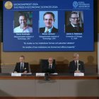 Premio Nobel 2024: Comité entrega el el Premio Sveriges Riksbank 2024 de Ciencias Económicas, creado en honor de Alfred Nobel. Los ganadores son el turco-estadounidense Daron Acemoglu y los británico-estadounidenses Simon Johnson y James A. Robinson.