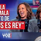 Kamala Harris se crucifica.