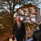 Joe Biden durante su viaje a Angola