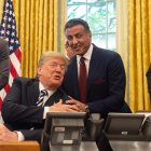 Trump y Stallone, en la Casa Blanca