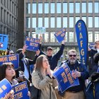 Manifestación de empleados federales