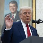 Trump en el Salón Ovál/ Chris Kleponis