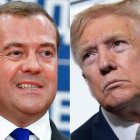 Dmitry Medvedev y Donald Trump