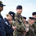 Un miembro del Ejército alemán-Imagen de Archivo