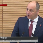El expresidente del Parlamento ucraniano Andrii Parubii