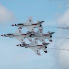 Aviones F-16 Falcon de la Fuerza Aérea de EEUU (Archivo)