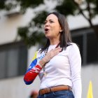 (ARCHIVO) La líder opositora venezolana María Corina Machado gana el Nobel de la Paz