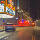 Un tiroteo cerca del Teatro Chicago, en el barrio Loop.