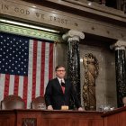 El presidente de la Cámara de Representantes, Mike Johnson
