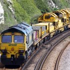 A Freightliner freight train, part of the Freightliner Group, passes through Dover in Kent. Picture date: Friday April 26, 2019. Photo credit should read: Gareth Fuller/PA Wire