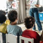 Niños en una escuela