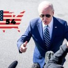 Joe Biden bandera EEUU