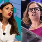 Alexandria Ocasio-Cortez y Kyrsten Sinema