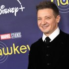 Jeremy Renner durante la presentación en Los Ángeles de 'Hawkeye', la serie de Ojo de Halcón estrenada en diciembre de 2021