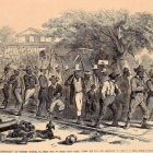Esclavitud en Esatdos Unidos antes de su abolición en 1865. Imagen de archivo.
