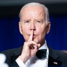 U.S. President Joe Biden, sending word to shut up.