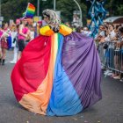 LGBT activist, during a Pride demonstration.