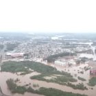 Captura de pantalla que muestra una de las ciudades situadas en la región de Río Grande del Sur, la zona más afectada por el paso de un ciclón extratropical en Brasil.