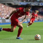 Luis Díaz, durante un partido con el Liverpool.