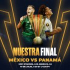 Anuncio de la final de la Copa Oro 2023 entre México y Panamá