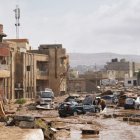Destrozos causados por la tormenta Daniel en Libia.