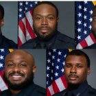 Los cinco agentes del Departamento de Policía de Memphis (MPD) acusados de la muerte de Tyre Nichols.