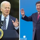 Los mandatarios Joe Biden y Xi Jinping