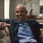 Imagen de Archivo de Barack Obama durante la grabación de un documental titulado "Working All Day" emitido en mayo de 2023.