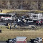 Ohio: un aparatoso accidente con un bus que llevaba estudiantes de una secundaria deja tres muertos y al menos 15 heridos | Captura de pantalla de YouTube