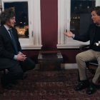 Tucker Carlson entrevista a Javier Milei.
