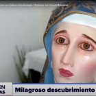 Imagen de la Virgen de El Chanal llorando.