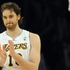 Pau Gasol, durante un partido con Los Ángeles Lakers. Imagen de archivo.