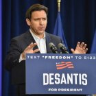 Ron DeSantis, during a campaign rally.