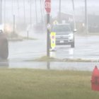 Tormenta tropical Ophelia en Carolina del Norte. 23 de septiembre de 2023.