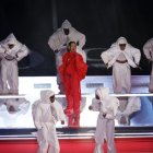 Rihanna, protagonista del Super Bowl al desvelar su embarazo durante su actuación el el descanso.