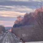 Tren descarrilado en East Palestine (Ohio)