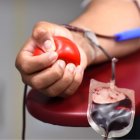 Donación de sangre.