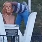 El Salvador: la izquierda critica el derribo de una estatua del asesino Che Guevara (Captura de pantalla X