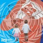 Montaje con la portada del documento de la ONU en el que reclama la despenalización del sexo entre adultos y menores.