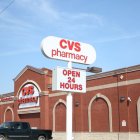 Farmacia de CVS Health en Hattiesburg. Los empleados de esta cadena y Walgreens protagonizan el 'Pharmageddon', una serie de parones en protesta por las malas condiciones laborales.