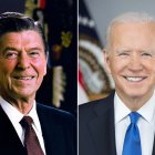 Ronald Reagan y Joe Biden