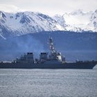 Buque de la Armada en Alaska.