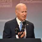 Joe Biden speaks at the Safer Communities Summit.